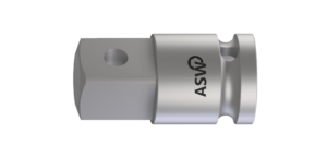 Connecting part with external square 3/8